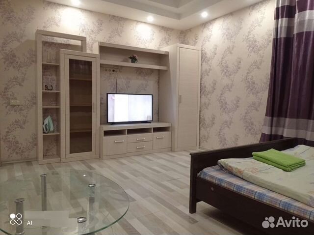 

1-к. квартира, 45 м², 2 кровати