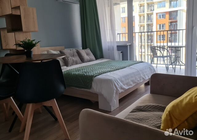 

Квартира-студия, 26 м², 2 кровати