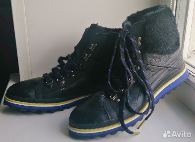 Кроссовки кеды кожа Puma утепл. 38 39 40 р. новые