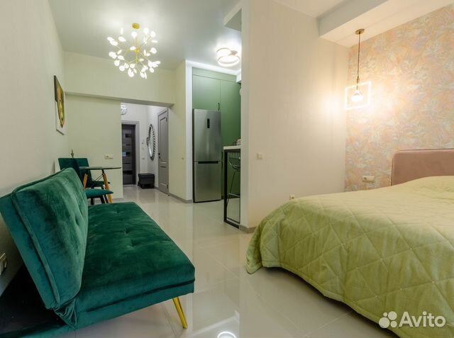 

Квартира-студия, 35 м², 1 кровать