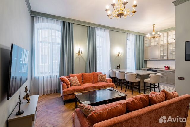 

3-к. квартира, 110 м², 2 кровати