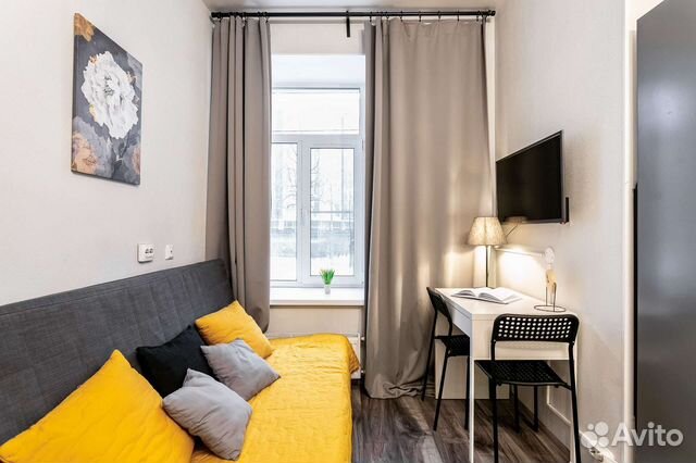

Квартира-студия, 15 м², 2 кровати