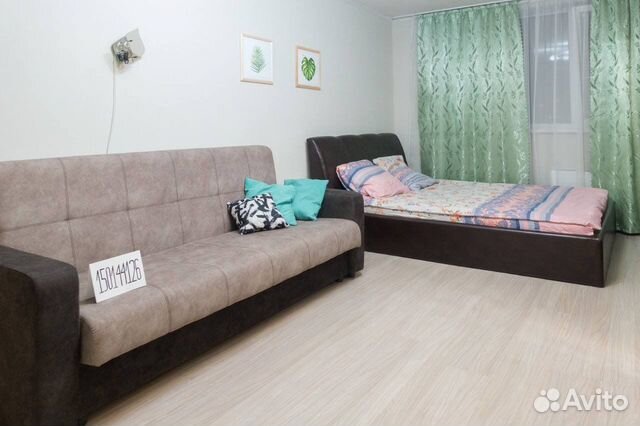 

1-к. квартира, 55 м², 3 кровати