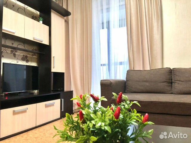 

1-к. квартира, 40 м², 2 кровати