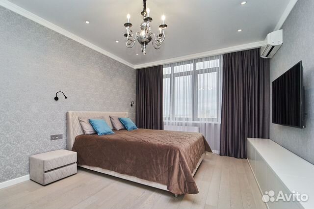 

1-к. квартира, 55 м², 3 кровати