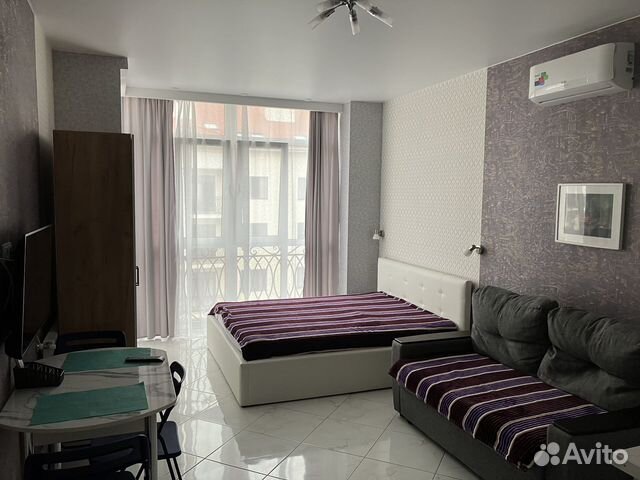 

Квартира-студия, 25 м², 2 кровати