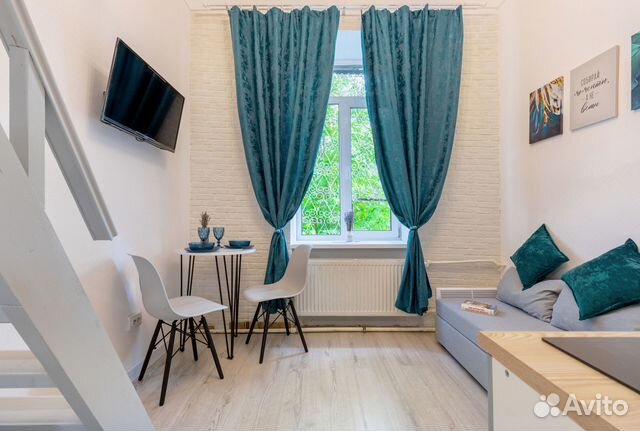 

Квартира-студия, 18 м², 2 кровати