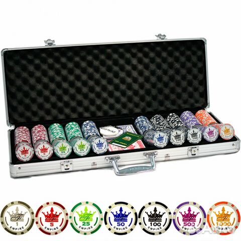 Набор для покера Empire 500 фишек Набор для покера Empire 500 фишек