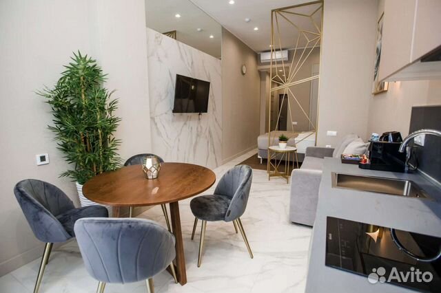 

Квартира-студия, 34 м², 2 кровати