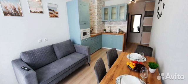 

1-к. квартира, 39 м², 2 кровати