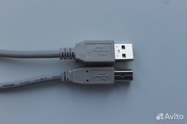 Кабель для принтера USB-AB 1.8 м (неисправен) Кабель для принтера USB-AB 1.8 м (неисправен)