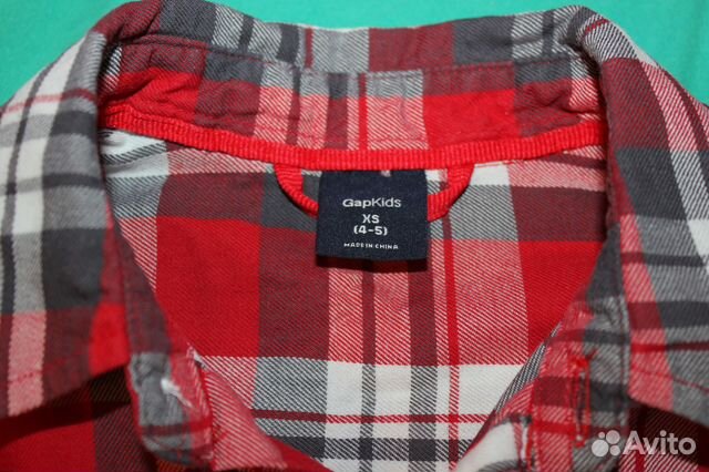 Рубашка в клетку Gap Kids