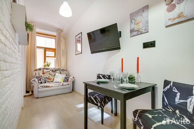 

Квартира-студия, 18 м², 2 кровати