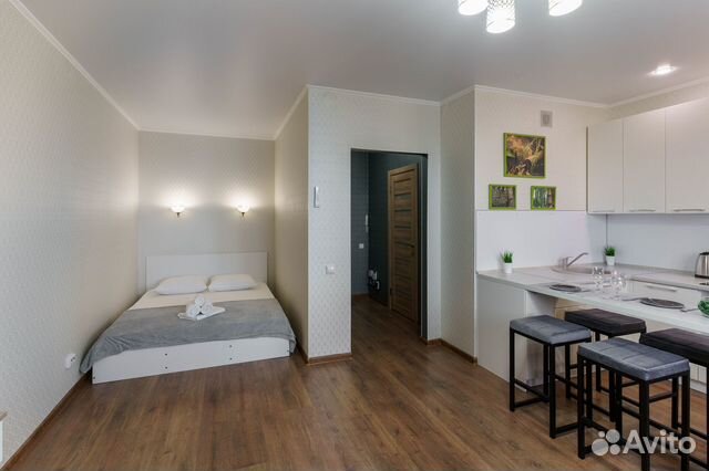 

Квартира-студия, 29 м², 2 кровати