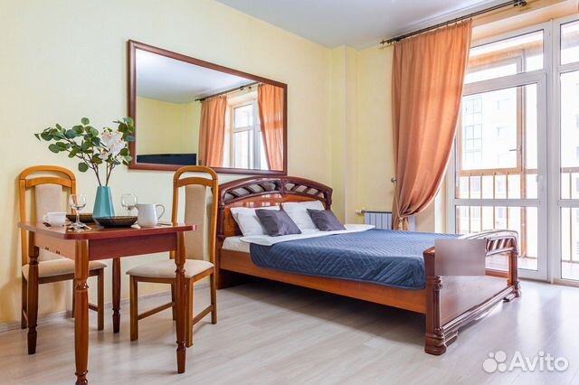 

Квартира-студия, 35 м², 2 кровати