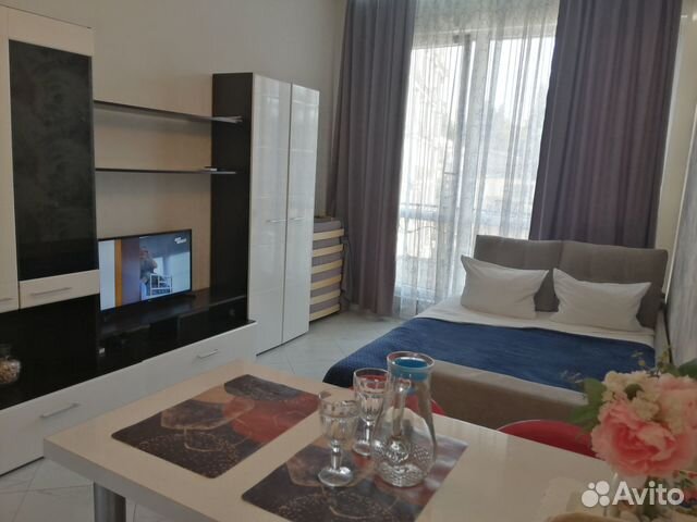 

Квартира-студия, 27 м², 2 кровати