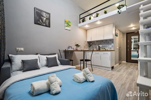 

Квартира-студия, 22 м², 2 кровати