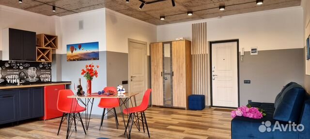 

Квартира-студия, 40 м², 2 кровати