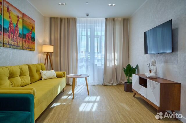 

1-к. квартира, 59 м², 3 кровати