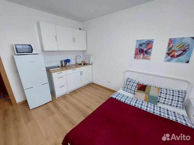 

Квартира-студия, 24 м², 2 кровати