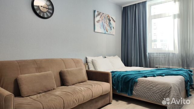

Квартира-студия, 30 м², 2 кровати