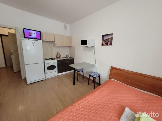 

Квартира-студия, 28 м², 2 кровати