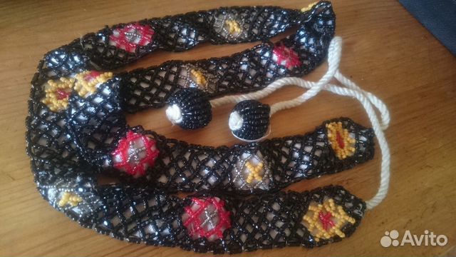 Пояс бисер старинный редкость