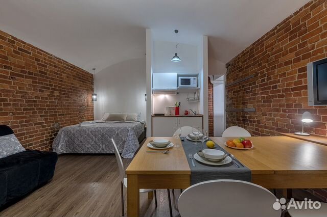 

Квартира-студия, 27 м², 3 кровати