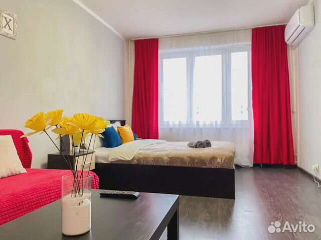 

1-к. квартира, 45 м², 2 кровати