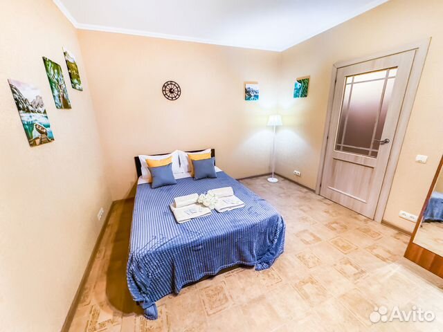 

1-к. квартира, 38 м², 2 кровати