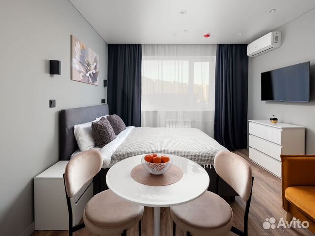 

Квартира-студия, 18 м², 2 кровати