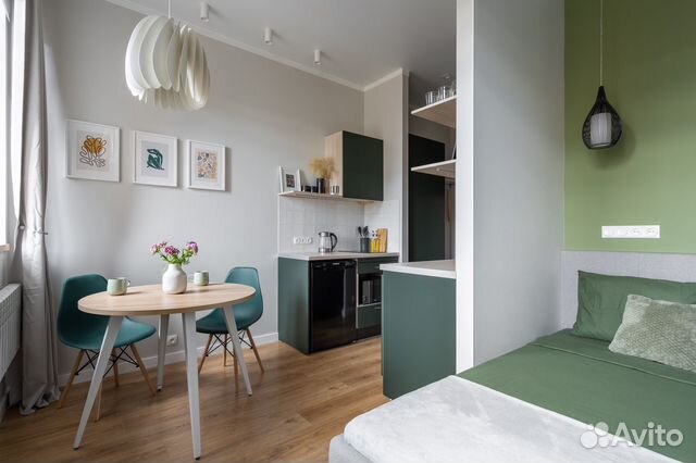 

Квартира-студия, 20,1 м², 1 кровать