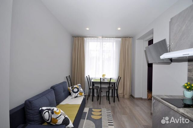 

Квартира-студия, 33 м², 2 кровати