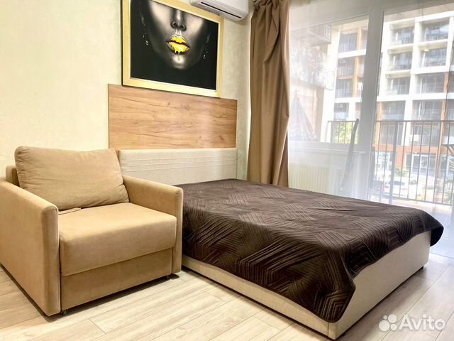 

Квартира-студия, 24 м², 2 кровати