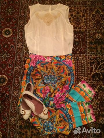 Брюки Dolce Gabbana. Шелк. Оригинал Брюки Dolce Gabbana. Шелк. Оригинал