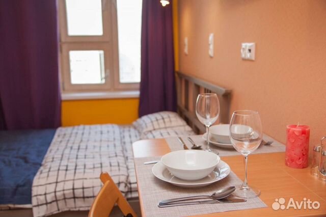 

Квартира-студия, 12 м², 1 кровать