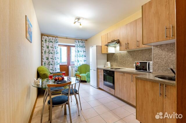 

1-к. квартира, 44 м², 2 кровати
