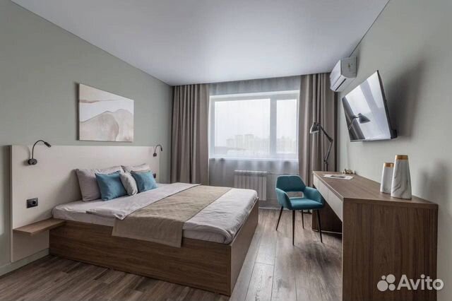 

1-к. квартира, 38 м², 2 кровати