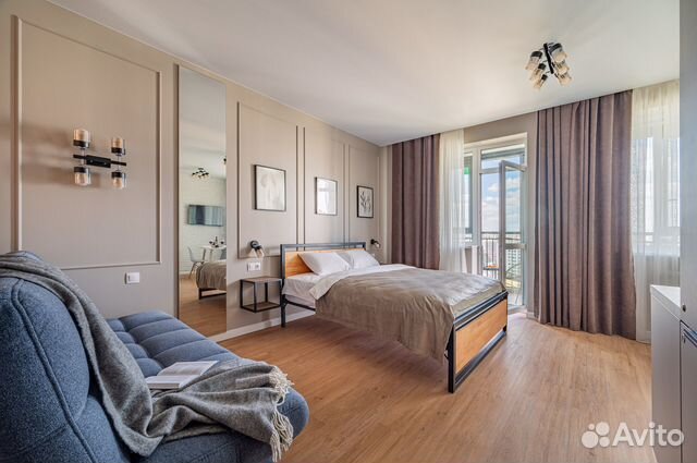 

Квартира-студия, 40 м², 2 кровати