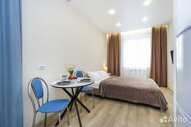 

Квартира-студия, 27 м², 2 кровати