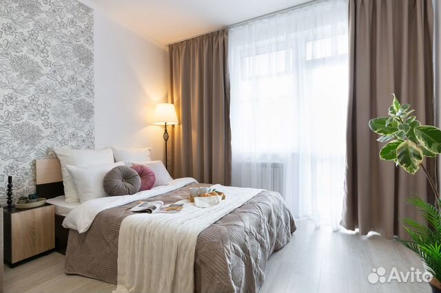 

1-к. квартира, 41 м², 2 кровати