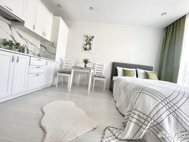 

Квартира-студия, 30 м², 2 кровати