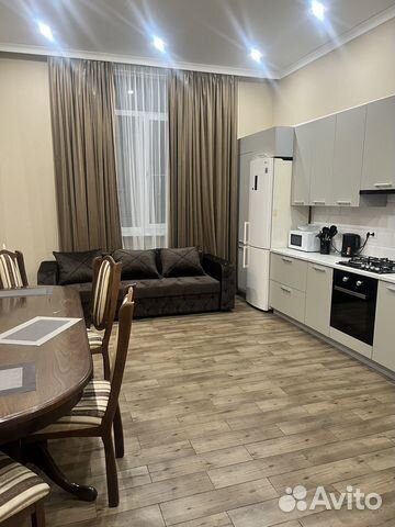 

1-к. квартира, 60 м², 3 кровати
