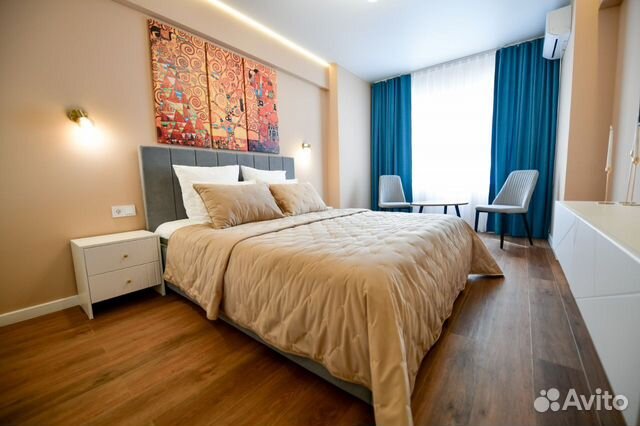 

1-к. квартира, 45 м², 2 кровати