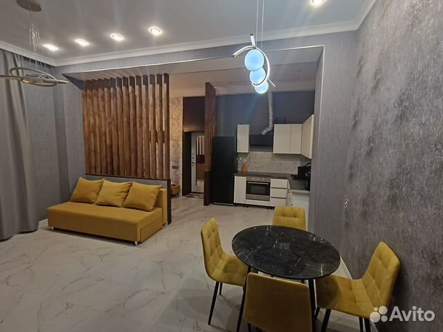 

1-к. квартира, 52 м², 3 кровати