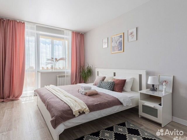 

1-к. квартира, 41 м², 2 кровати