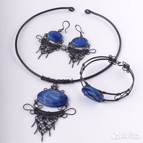 Ожерелье, серьги и браслет из Кубы Ожерелье, серьги и браслет из Кубы