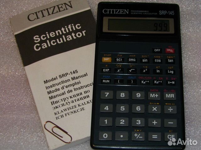 Научный калькулятор инструкция