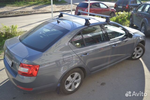 Багажник на крышу Skoda Octavia A7 лифтбек (2013-2 Багажник на крышу Skoda Octavia A7 лифтбек (2013-2
