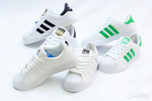 Кроссовки Adidas Superstar белые с черным 38-41 Кроссовки Adidas Superstar белые с черным 38-41